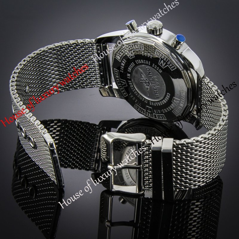 Копия Часы Breitling Transocean Chronograph Unitime Steel H100661