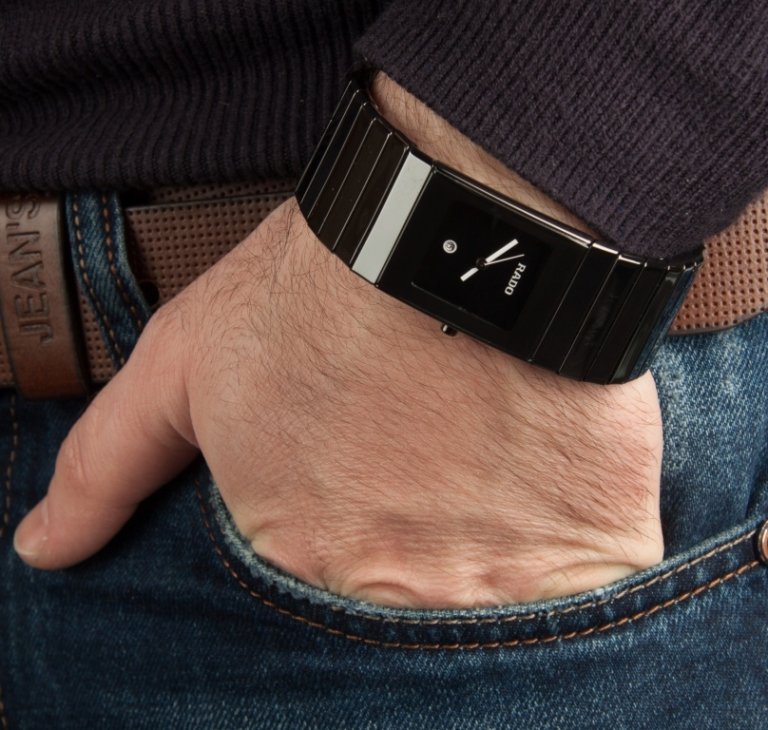 Копия Часы Rado Ceramica Silver H100915