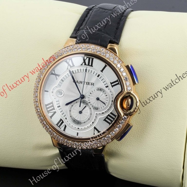 Копия Часы Cartier Ballon Black de Cartier Chronograph H100947