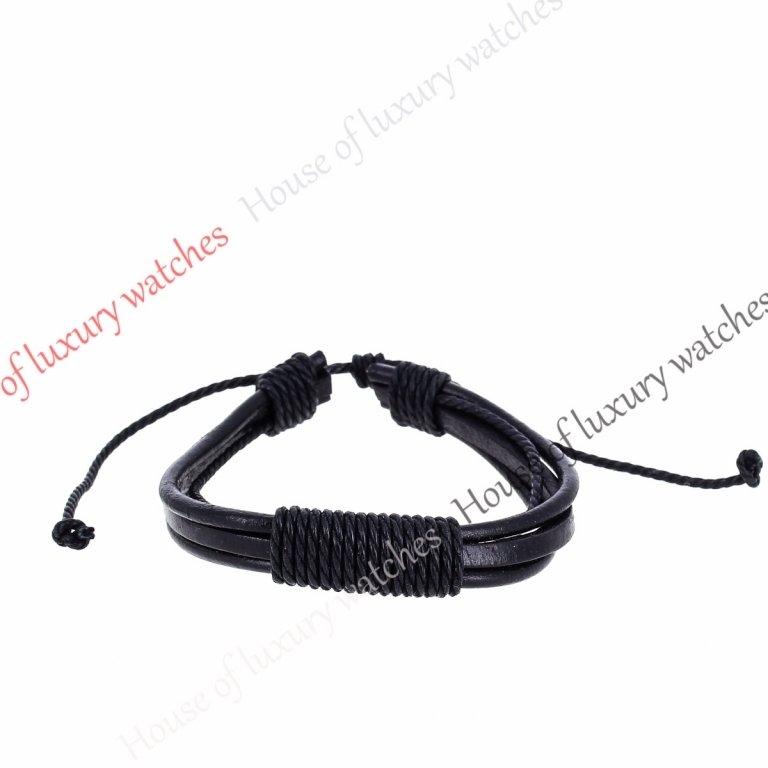 Копия  Мужской кожаный браслет H400002