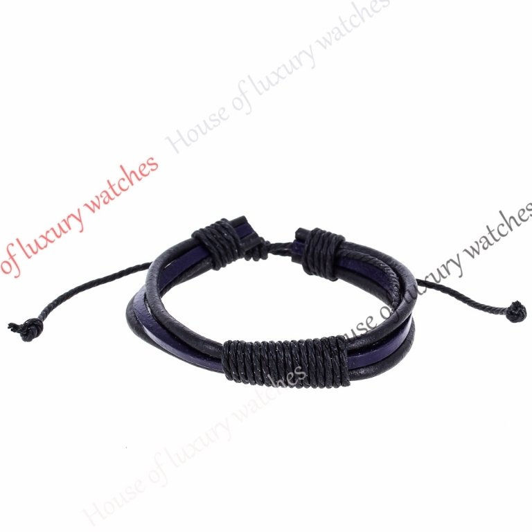 Копия  Мужской кожаный браслет H400004