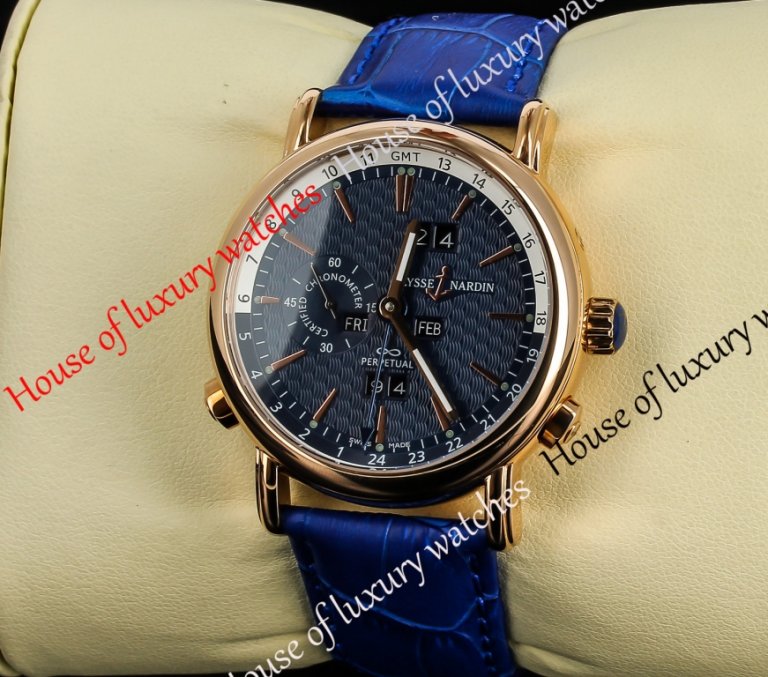 Копия Часы Ulysse Nardin GMT PERPETUAL H101383