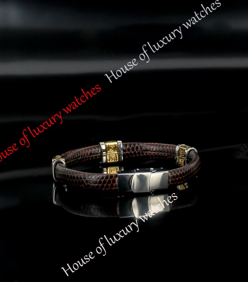 Копия  Мужской кожаный браслет H400021