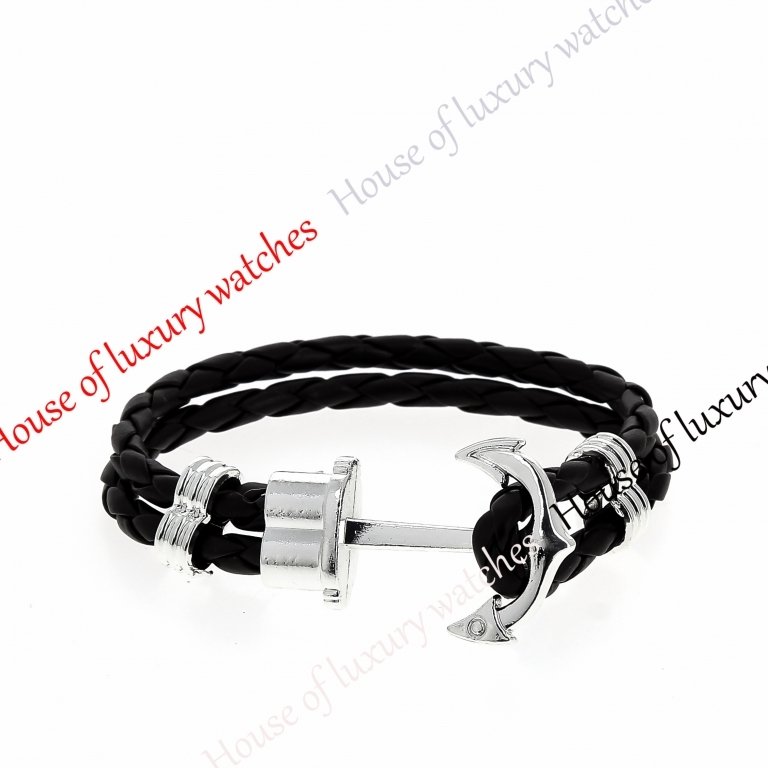 Копия  Мужской кожаный браслет H400022