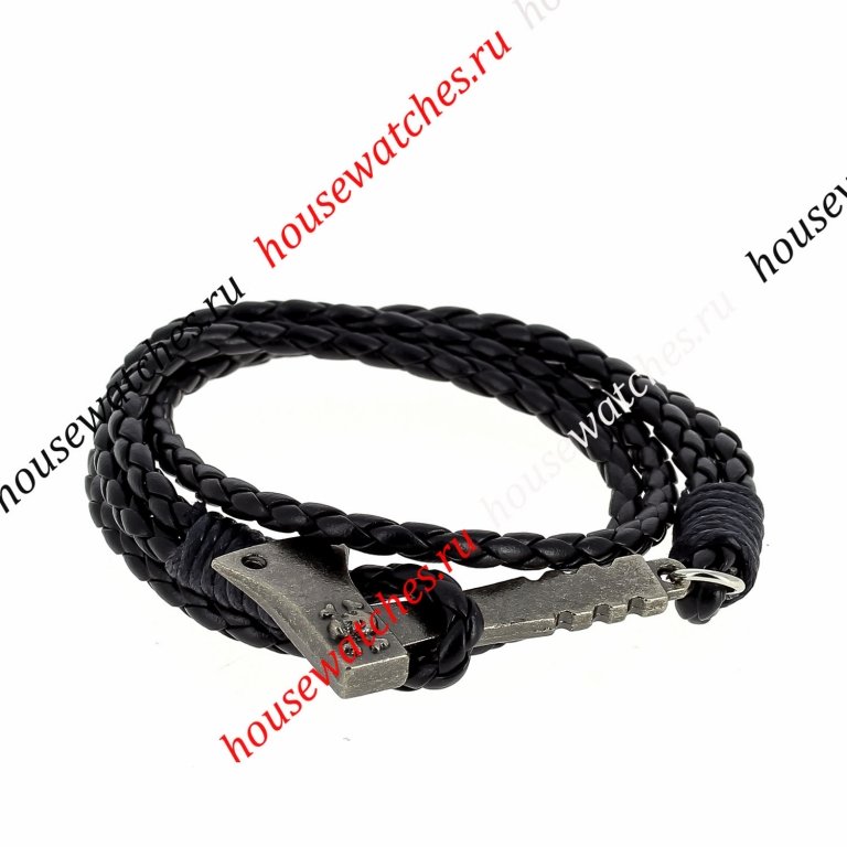 Копия  Мужской кожаный браслет H400028