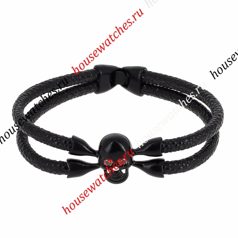 Копия  Мужской кожаный браслет H400032