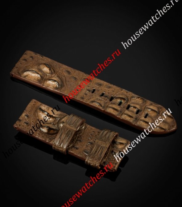 Копия  Ремешок из натуральной крокодиловой кожи. H200011