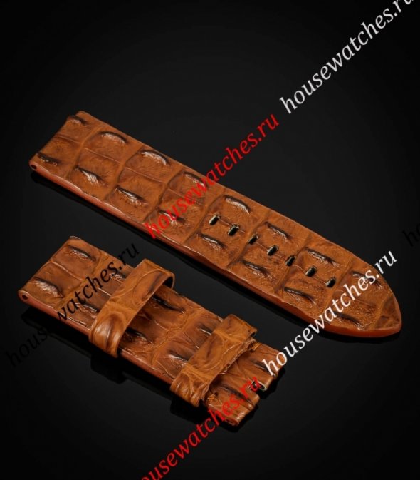 Копия  Ремешок из натуральной крокодиловой кожи. H200014