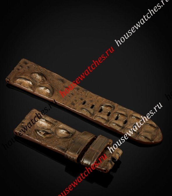 Копия  Ремешок из натуральной крокодиловой кожи. H200016