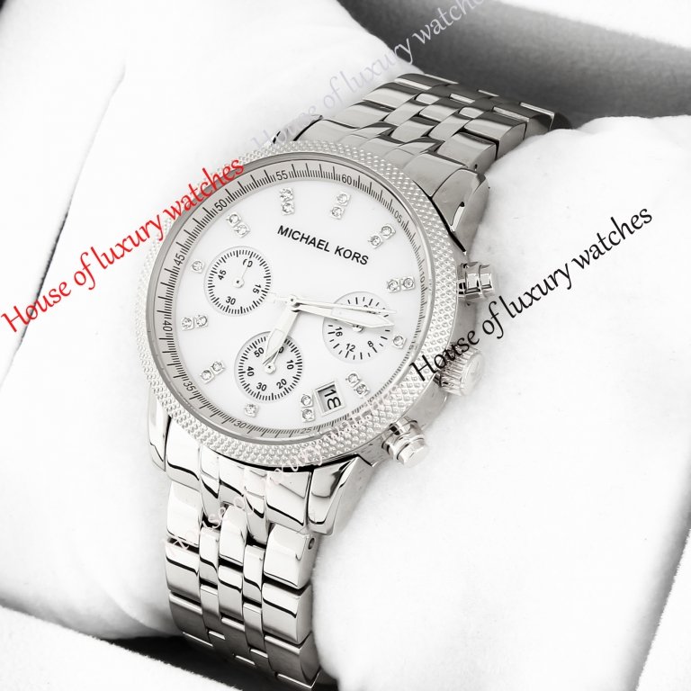 Копия Часы Michael Kors Parker Chronograph Silver H100153