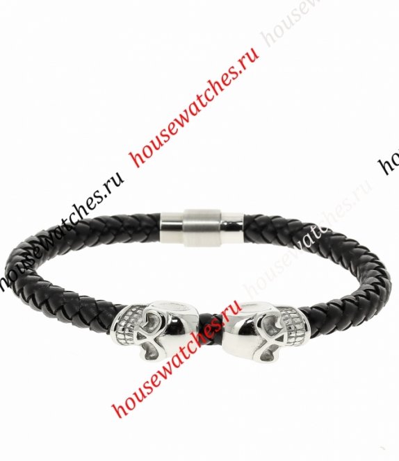 Копия  Мужской кожаный браслет H400034
