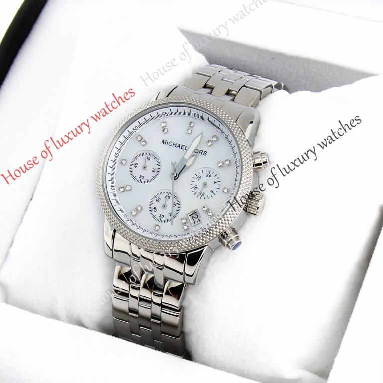 Копия Часы Michael Kors Parker Chronograph Silver H100154