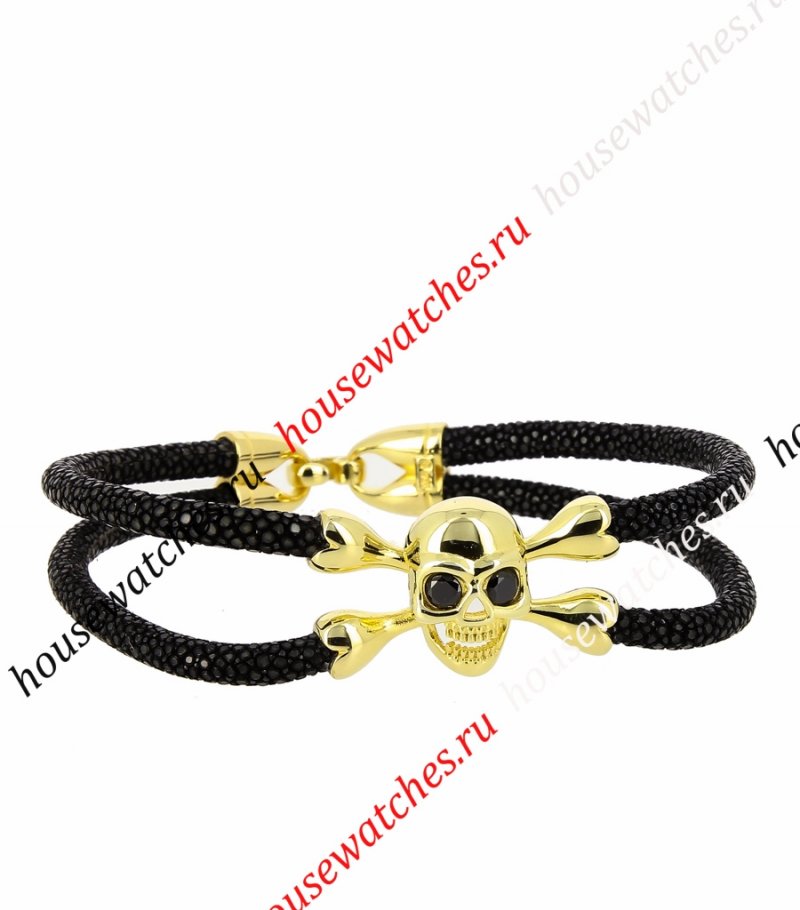 Копия  Мужской кожаный браслет H400040