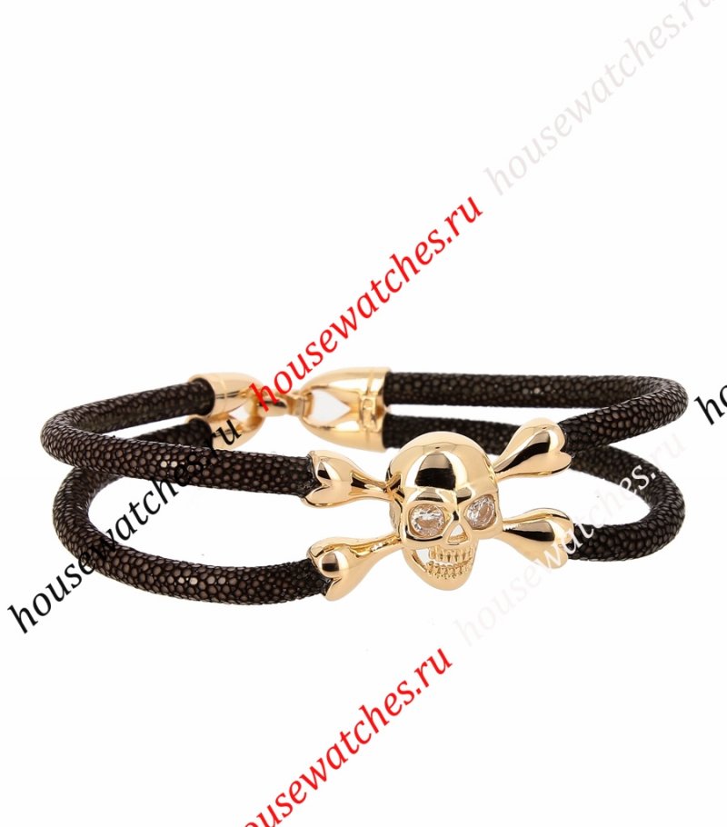 Копия  Мужской кожаный браслет H400041