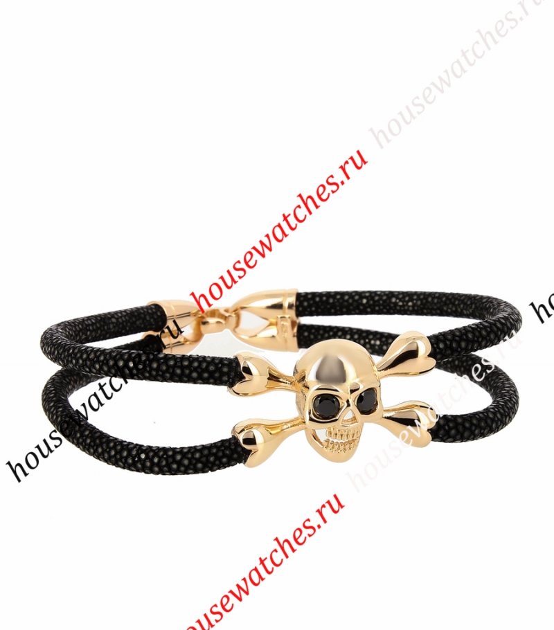 Копия  Мужской кожаный браслет H400042