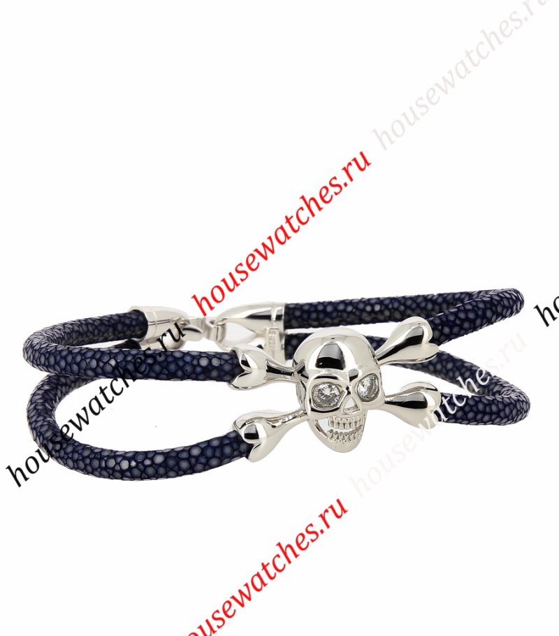 Копия Мужской кожаный браслет H400043