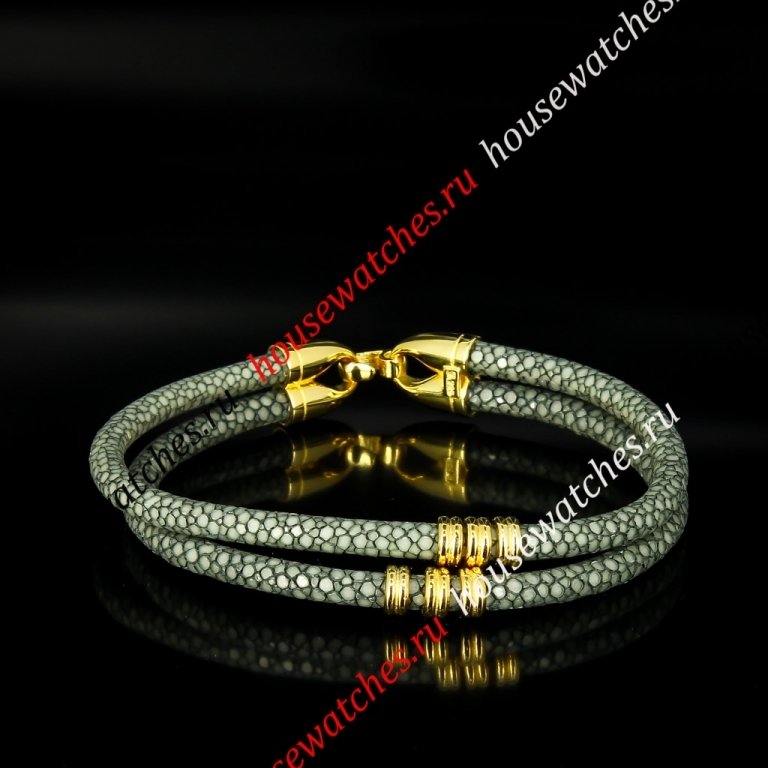 Копия Мужской кожаный браслет H400045