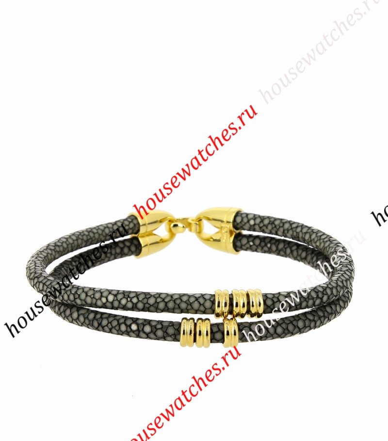 Копия Мужской кожаный браслет H400045