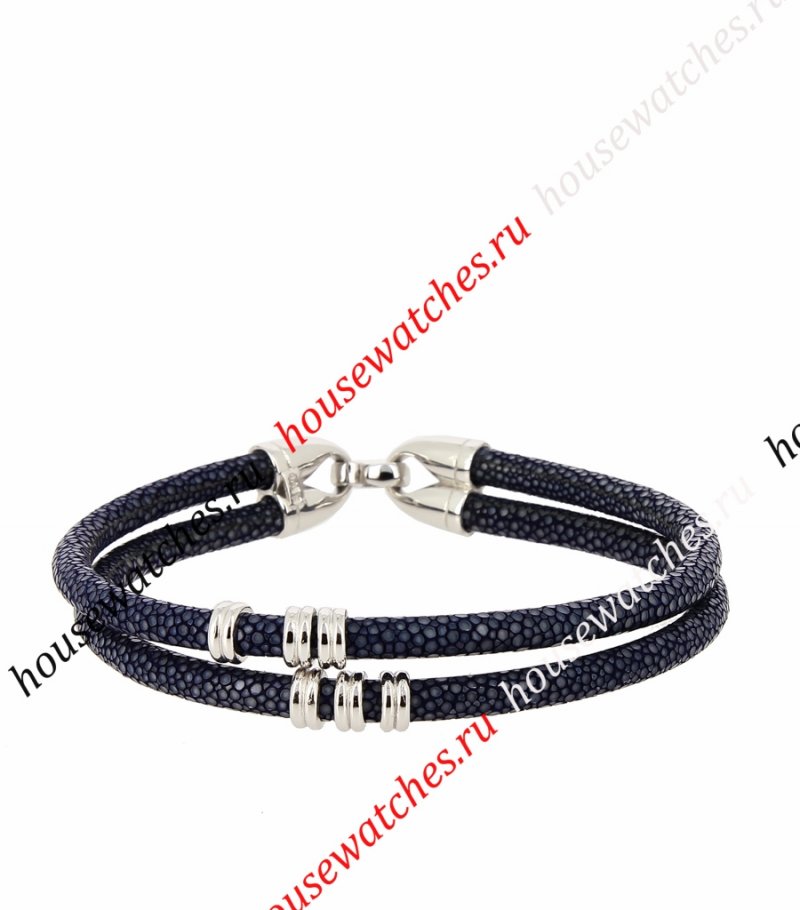Копия Мужской кожаный браслет H400046