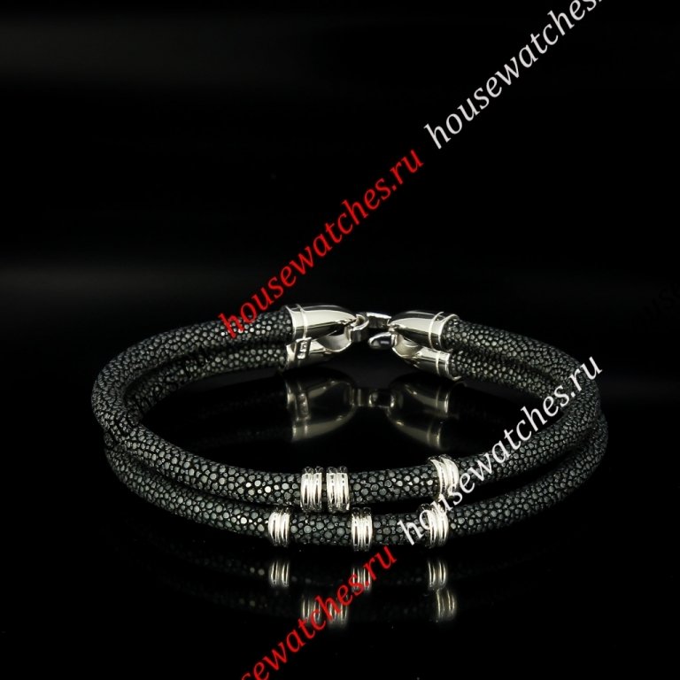 Копия  Мужской кожаный браслет H400047