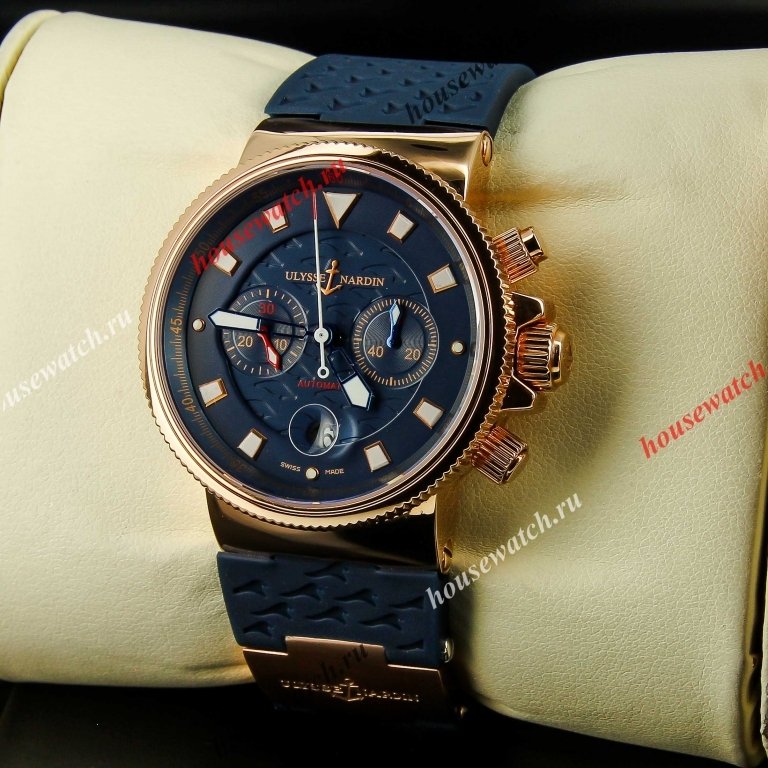 Копия Часы Ulysse Nardin Maxi Marine Chronograph H102460
