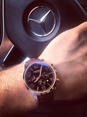 Копия Часы Montblanc TimeWalker Chronograph H100365