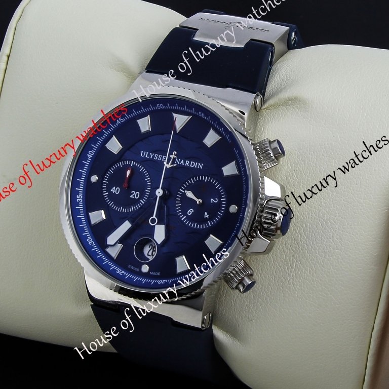 Ulysse Nardin Maxi Marine Chronograph Blue Seal H100437