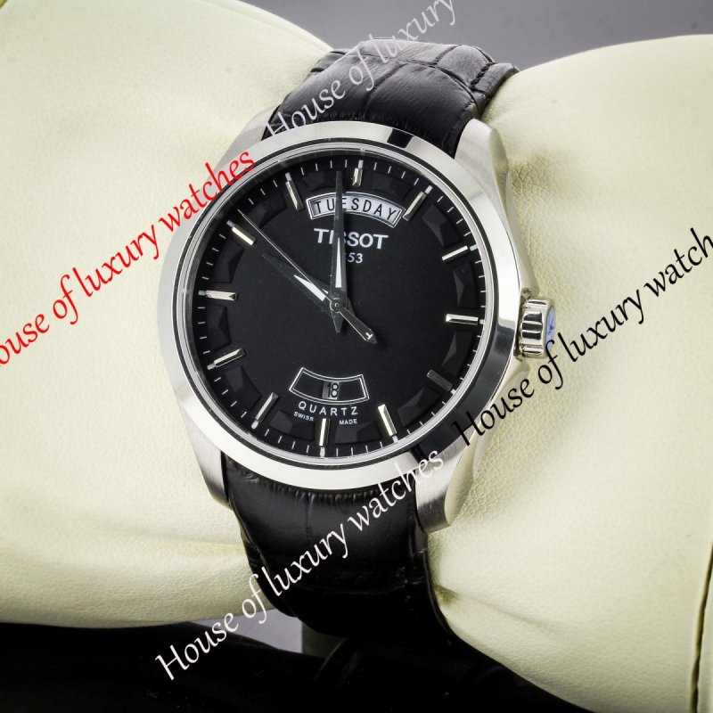 Копия Часы Tissot Mens Couturier Black Dial H100561