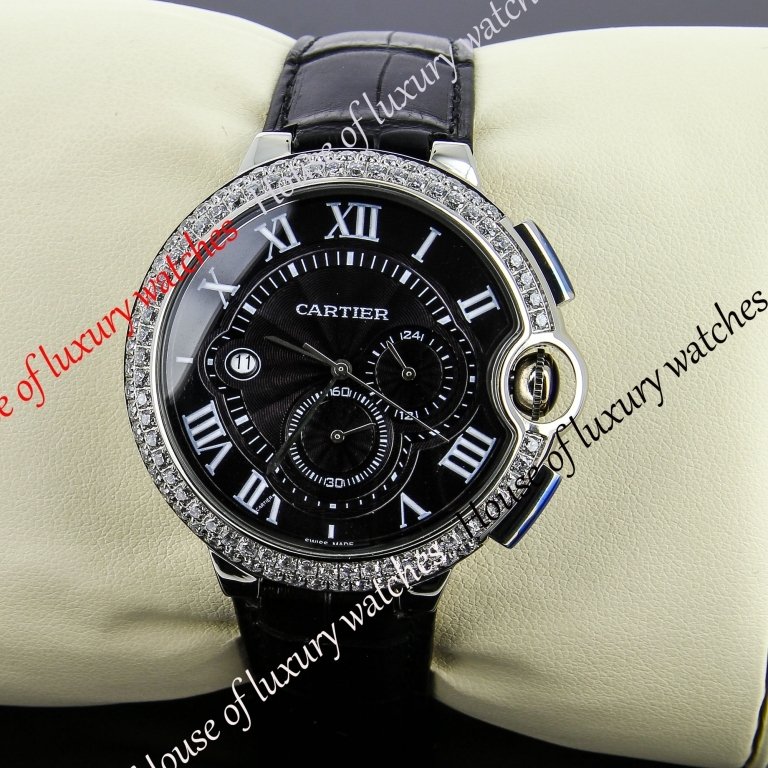 Копия Часы Cartier Ballon Black de Cartier Chronograph H100610