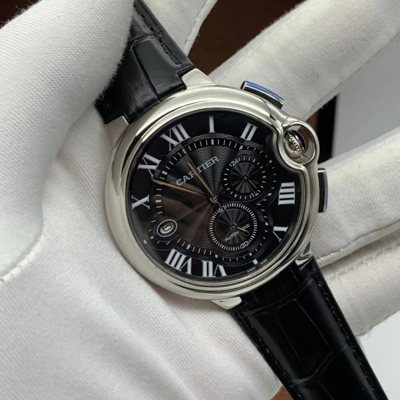 Копия Часы Cartier Ballon Black de Cartier Chronograph H100611