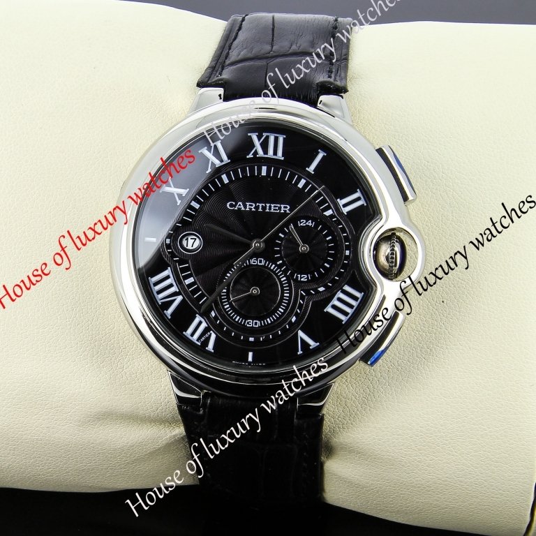 Копия Часы Cartier Ballon Black de Cartier Chronograph H100611