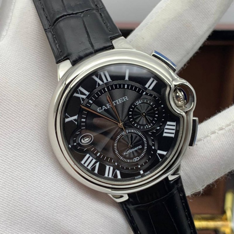 Копия Часы Cartier Ballon Black de Cartier Chronograph H100611