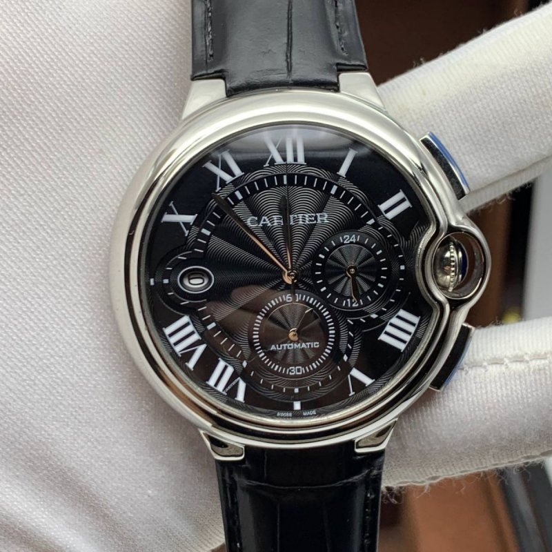 Копия Часы Cartier Ballon Black de Cartier Chronograph H100611