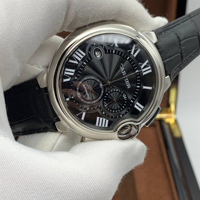 Копия Часы Cartier Ballon Black de Cartier Chronograph H100611