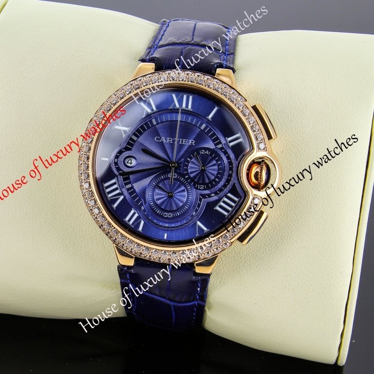 Копия Часы Cartier Ballon Bleu de Cartier Chronograph H100614