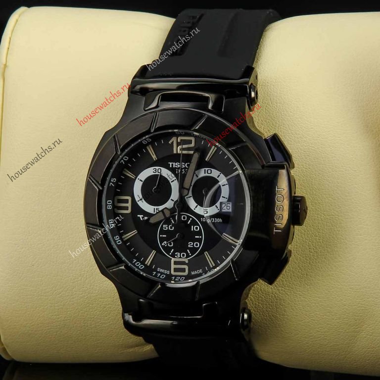 Копия Часы Tissot T-Race Chronograph Mens Black Dia H102926
