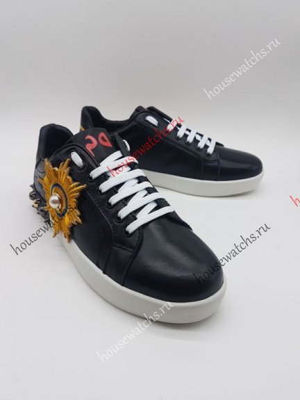 Копия  Кеды Dolce&Gabbana черные H800154