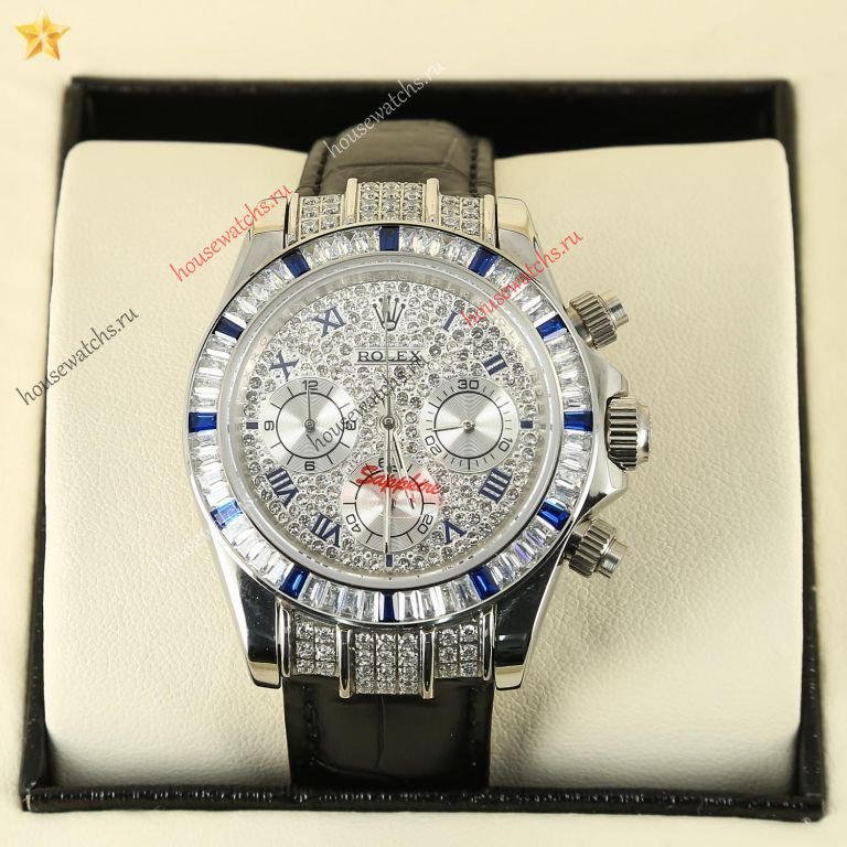 Копия Часы Rolex Daytona Diamond & Sapphire H103434
