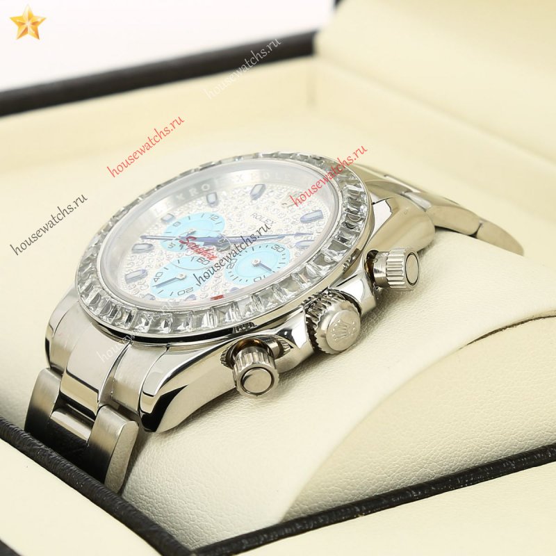 Копия Часы Rolex Daytona Diamond & Sapphire H103446