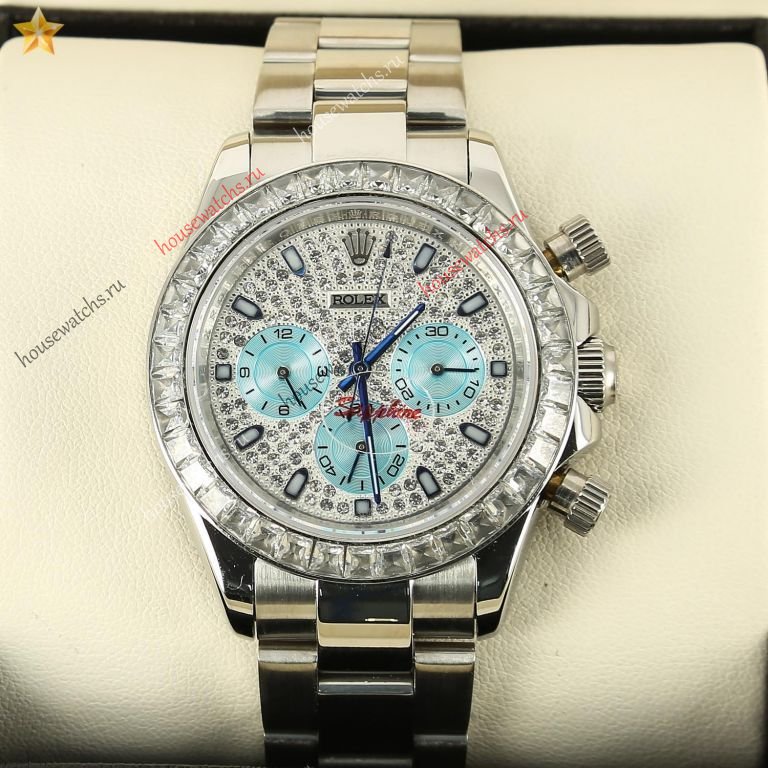 Копия Часы Rolex Daytona Diamond & Sapphire H103446