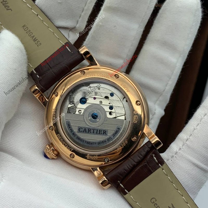 Копия Часы Cartier Rotonde de Cartier Tourbillon Mysterieux H103604