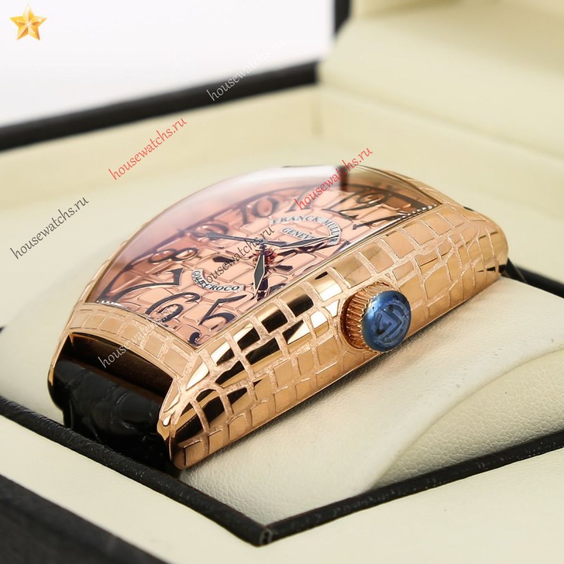 Копия Часы Franck Muller Geneve Gold Croco H103736