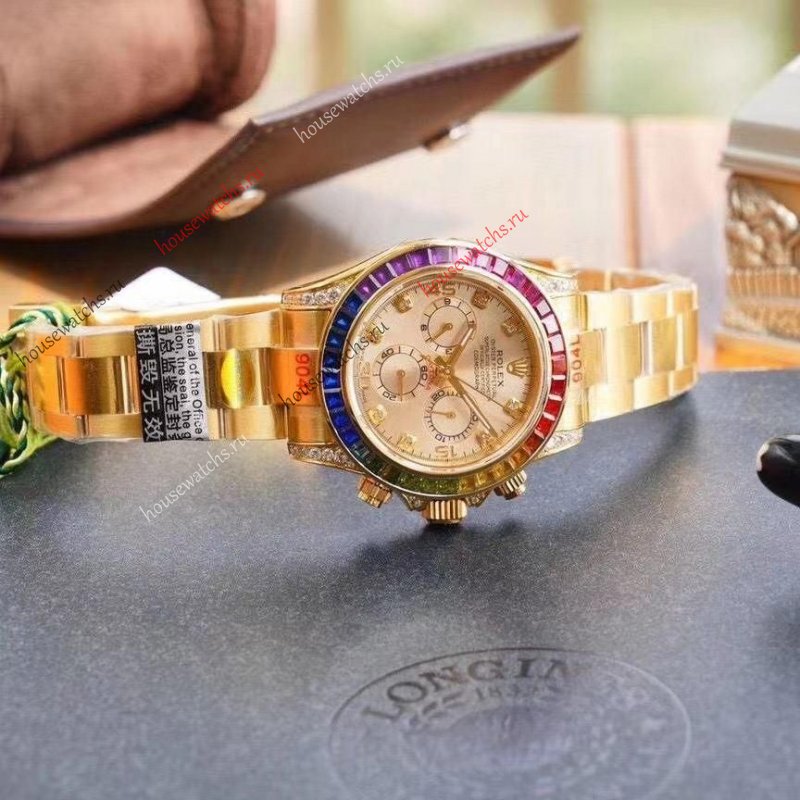 Копия Часы Rolex Oyster Perpetual Daytona Rainbow HЭ257