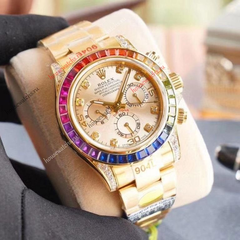 Копия Часы Rolex Oyster Perpetual Daytona Rainbow HЭ257