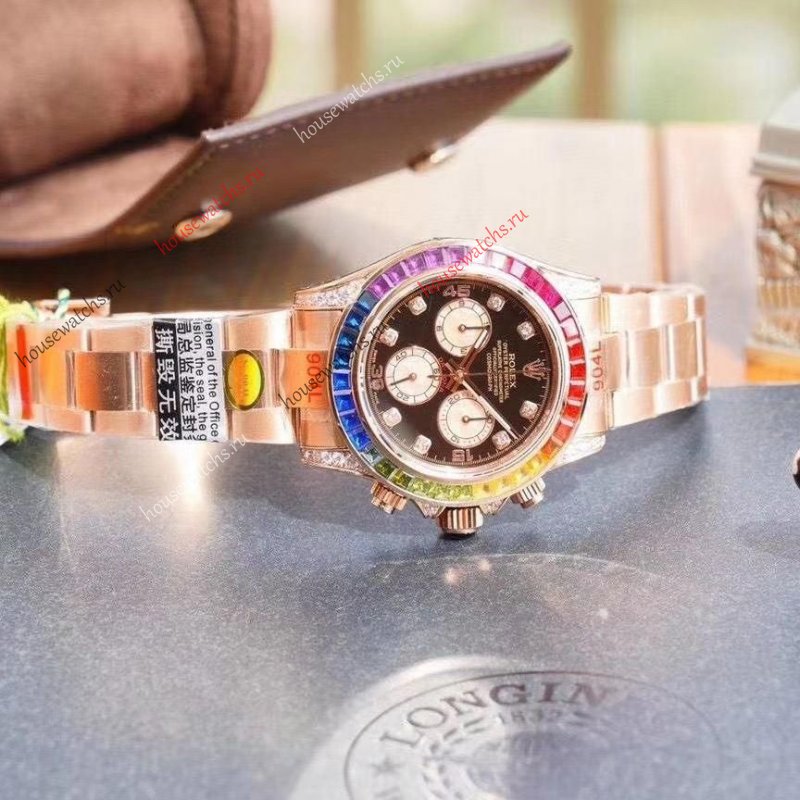 Копия Часы Rolex Oyster Perpetual Daytona Rainbow HЭ260