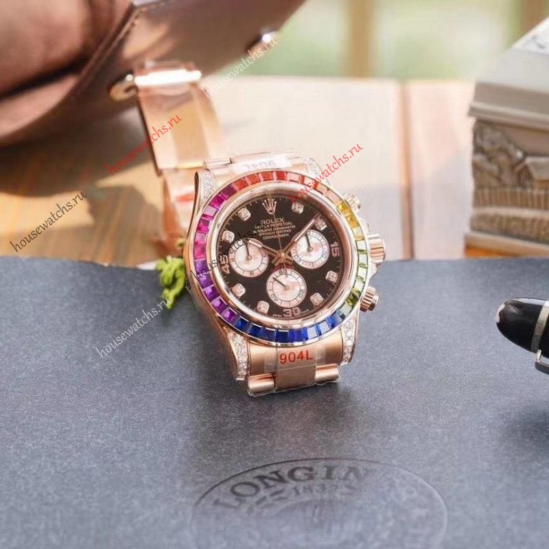 Копия Часы Rolex Oyster Perpetual Daytona Rainbow HЭ260
