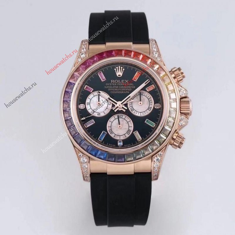 Копия Часы Rolex Oyster Perpetual Daytona Rainbow HЭ402