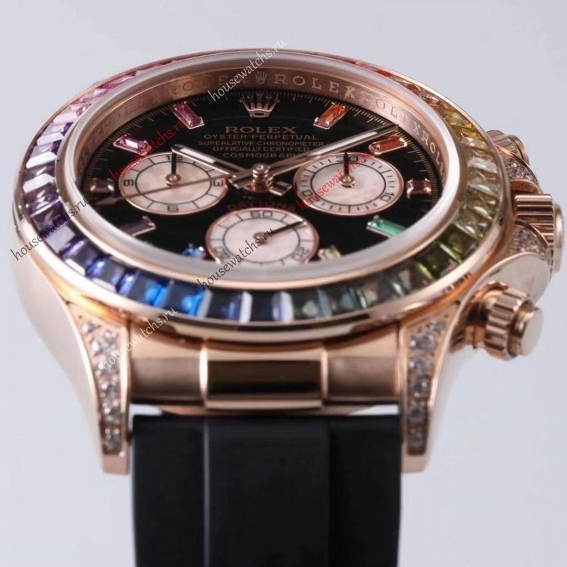Копия Часы Rolex Oyster Perpetual Daytona Rainbow HЭ402