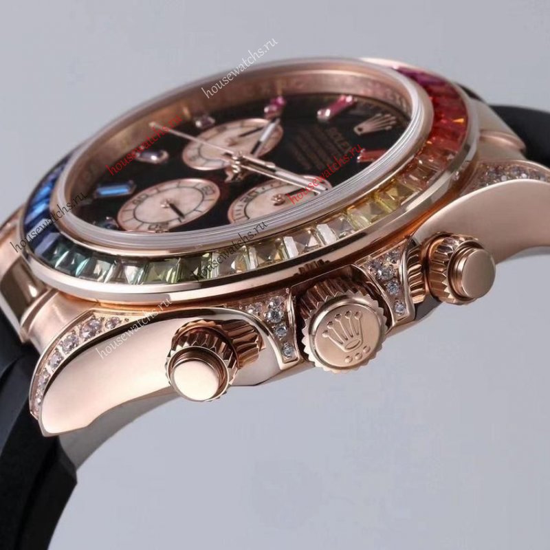 Копия Часы Rolex Oyster Perpetual Daytona Rainbow HЭ402