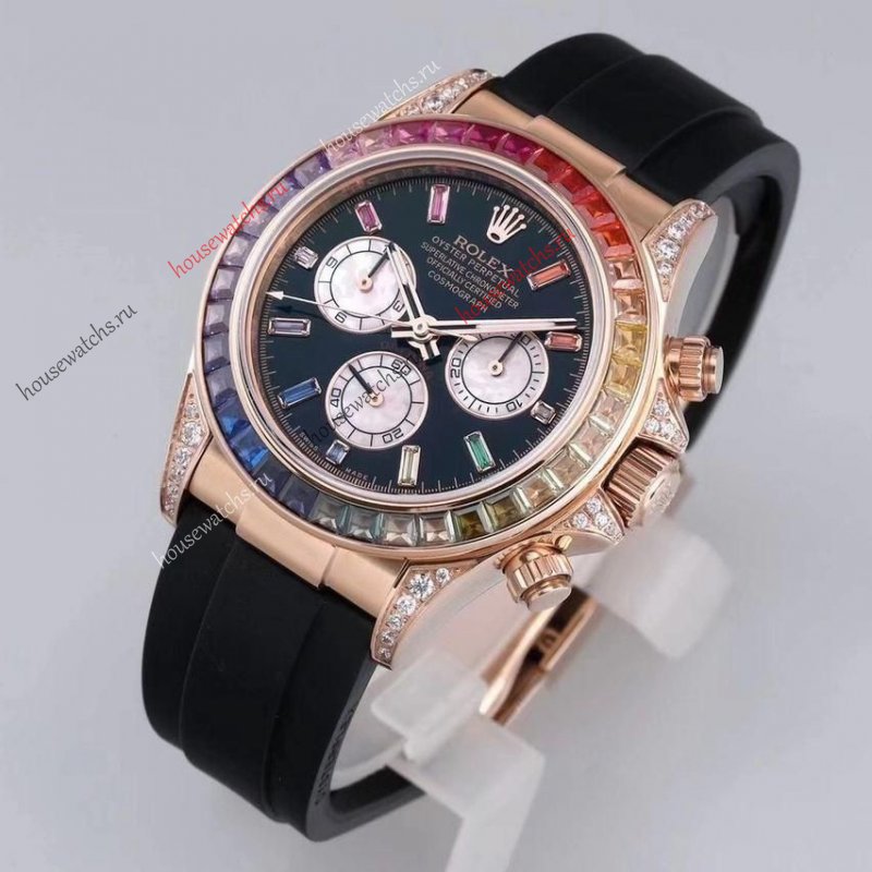 Копия Часы Rolex Oyster Perpetual Daytona Rainbow HЭ402